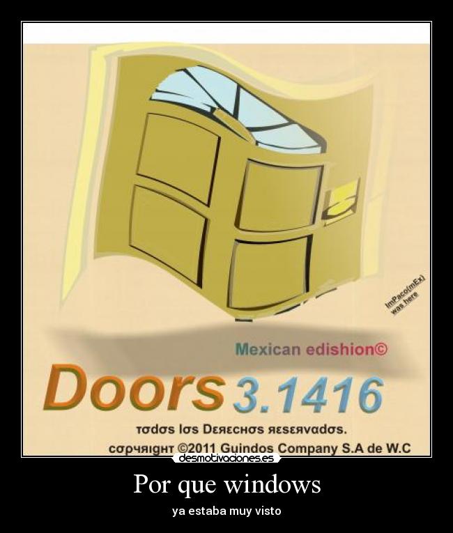 Por que windows - 