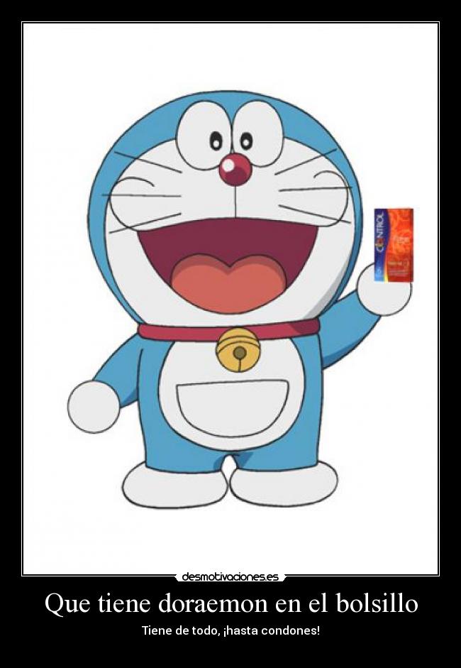 carteles doraemon desmotivaciones