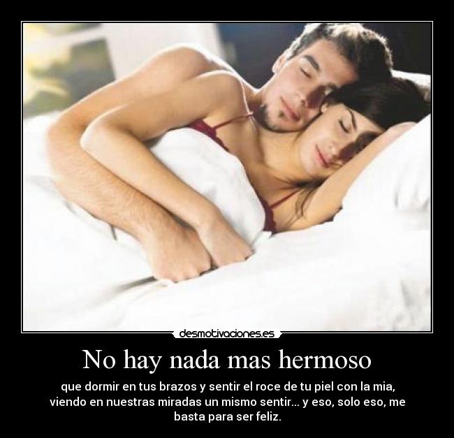 No hay nada mas hermoso - 