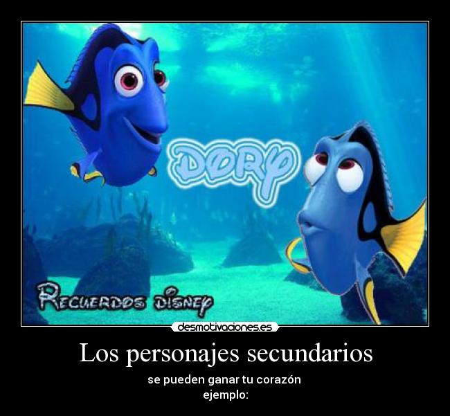 Los personajes secundarios -