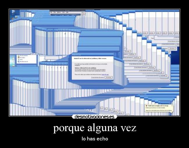 carteles windows errores alguna vez desmotivaciones