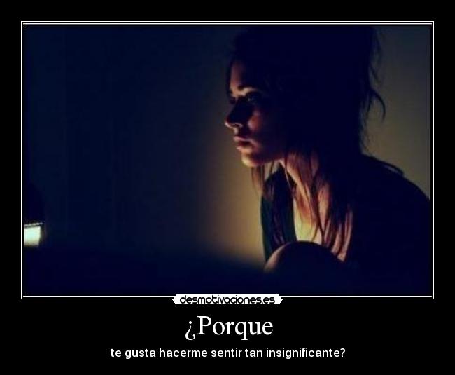 ¿Porque -