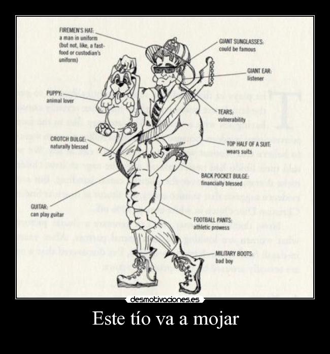 Este tío va a mojar -