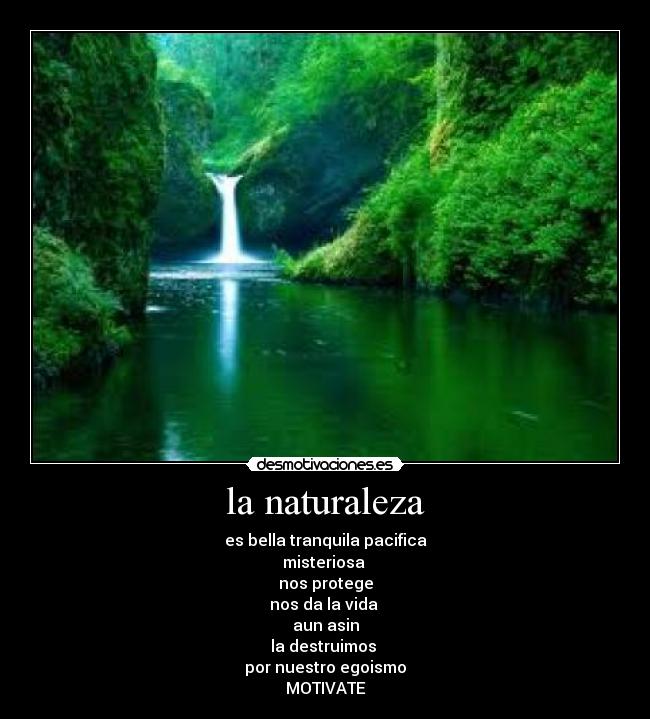 la naturaleza -