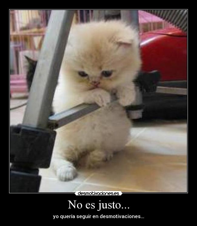 No es justo... - 