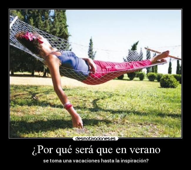 ¿Por qué será que en verano - 