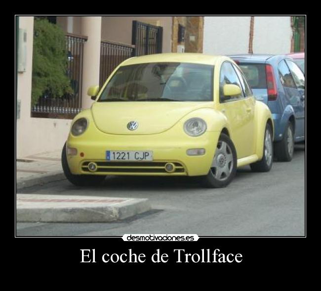 El coche de Trollface - 