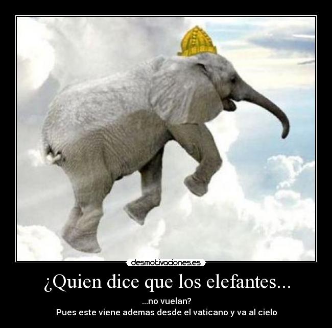 ¿Quien dice que los elefantes... - 