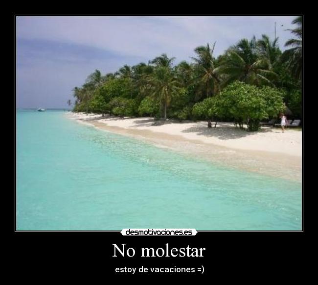 No molestar -