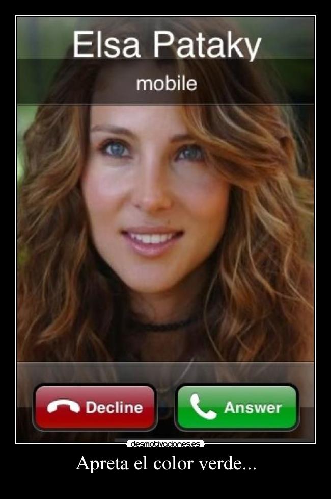 Apreta el color verde... - 