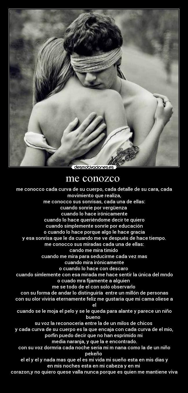 me conozco  - 