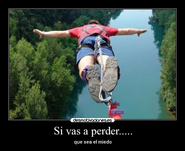 Si vas a perder..... - 