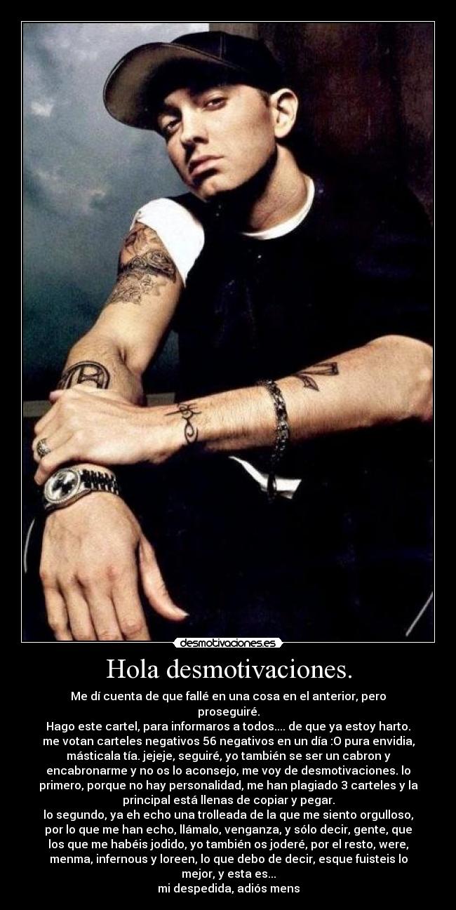 Hola desmotivaciones. -