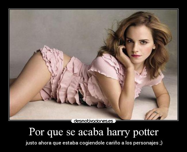 carteles por que acaba harry potter desmotivaciones
