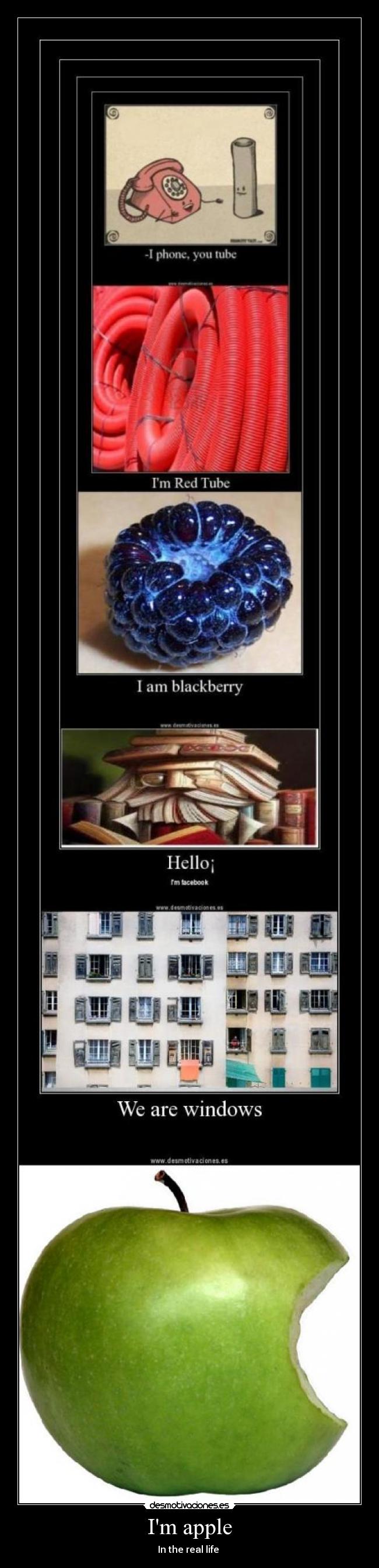 Im apple - In the real life 