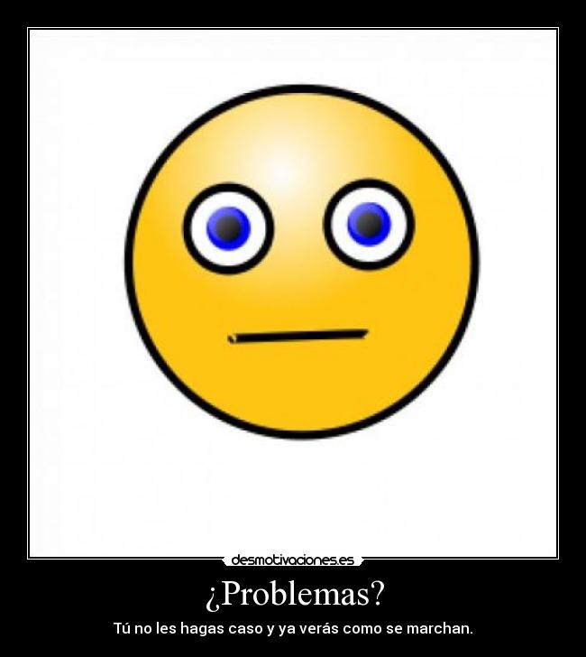carteles problemas problemas marchar desmotivaciones