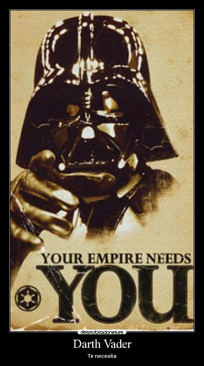 carteles darth vader desmotivaciones