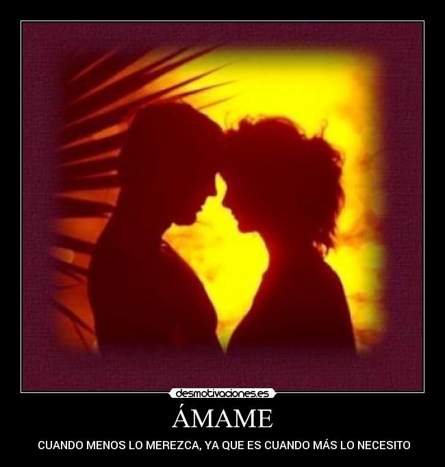 carteles amame desmotivaciones