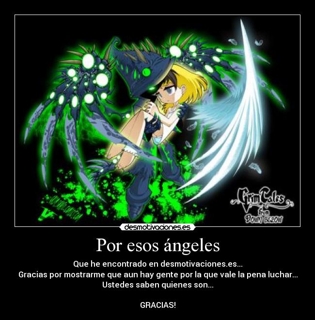 Por esos ángeles -