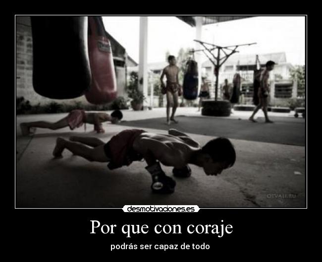 Por que con coraje - 