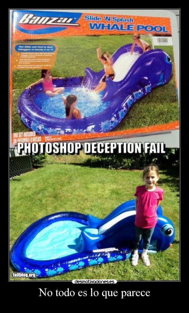 No todo es lo que parece -