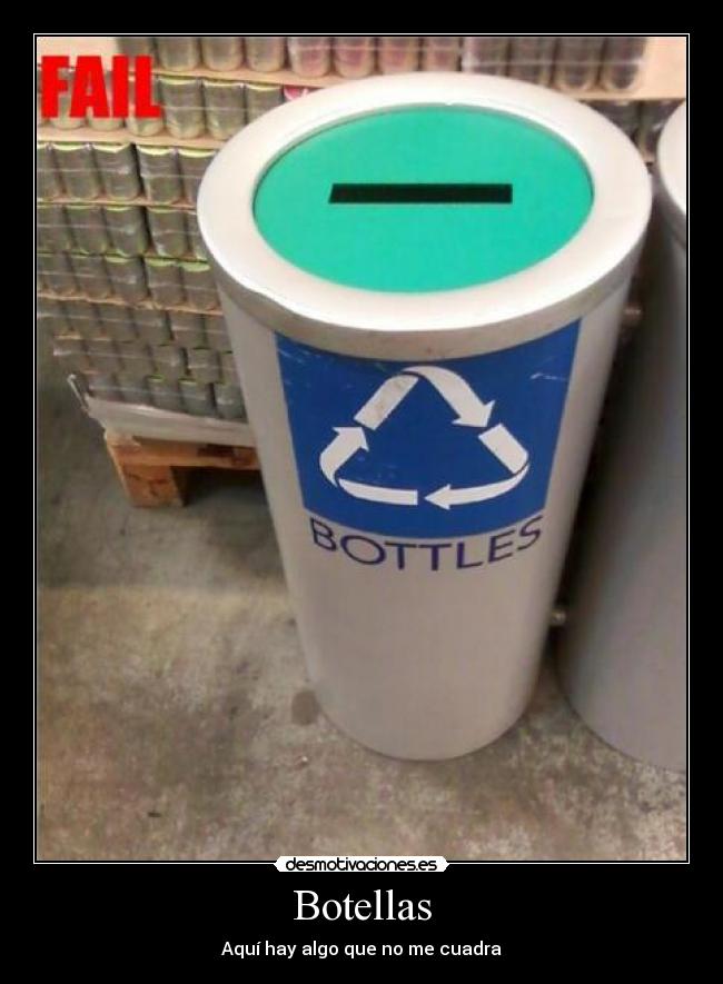 Botellas - Aquí hay algo que no me cuadra