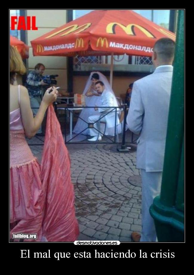 El mal que esta haciendo la crisis -