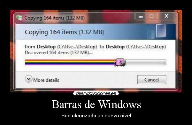 Barras de Windows - Han alcanzado un nuevo nivel