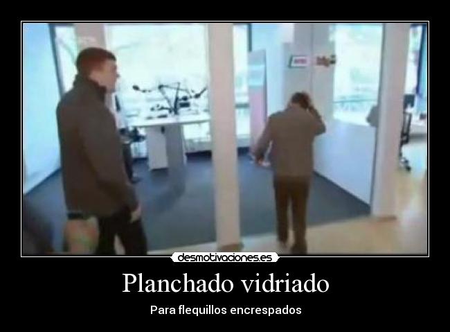 Planchado vidriado - Para flequillos encrespados