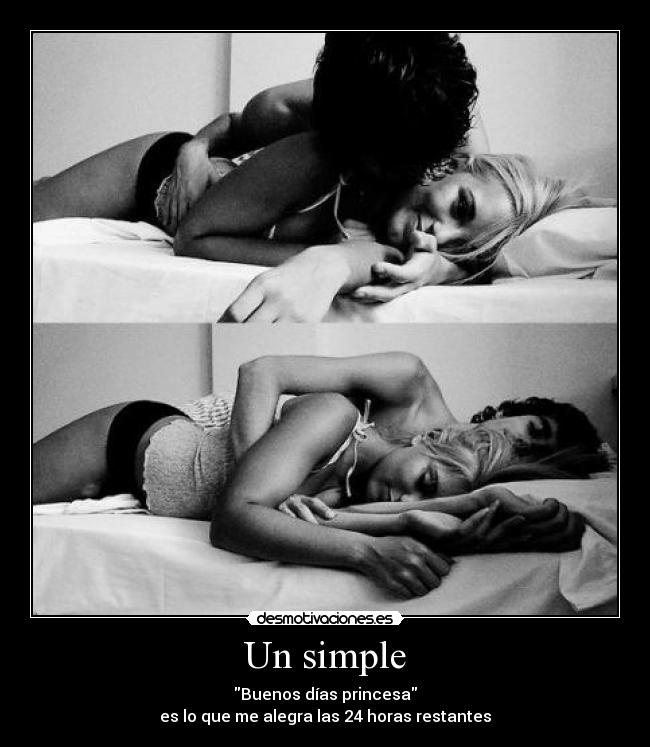 Un simple -