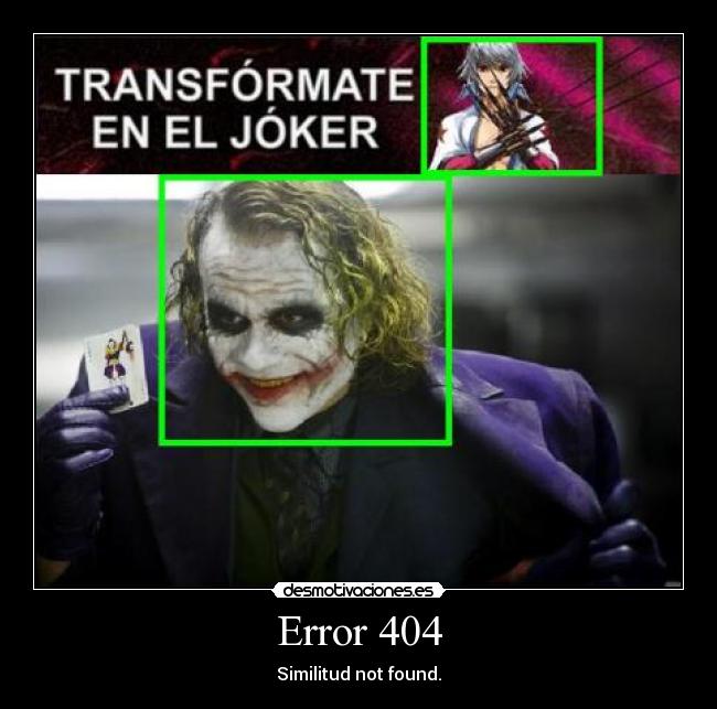 Error 404 - Similitud not found.