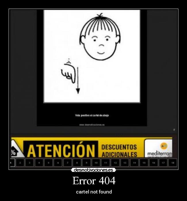 Error 404 - cartel not found