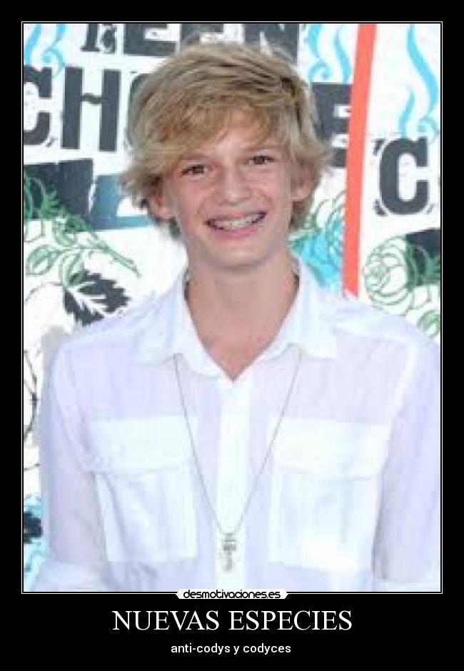 NUEVAS ESPECIES - anti-codys y codyces 