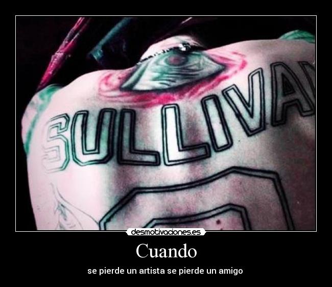 Cuando - se pierde un artista se pierde un amigo