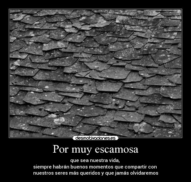 Por muy escamosa - 