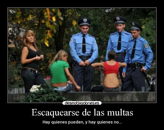 Escaquearse de las multas - 