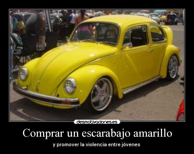 Comprar un escarabajo amarillo - 
