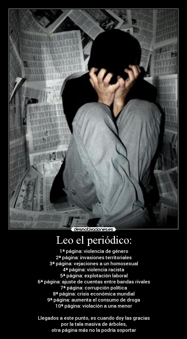 Leo el periódico: - 