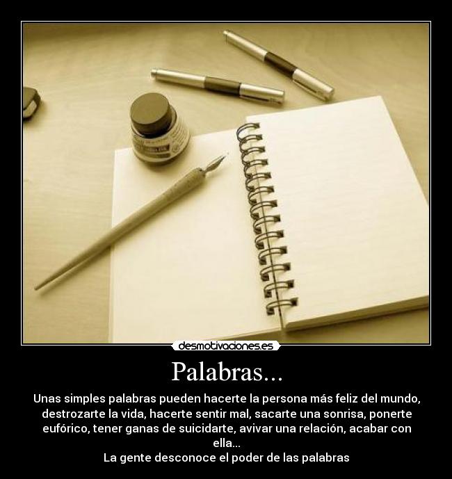 Palabras... -
