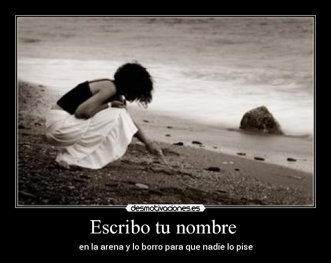 Escribo tu nombre -