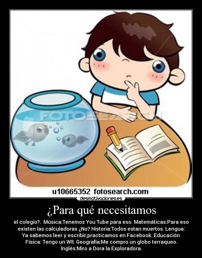 ¿Para qué necesitamos -