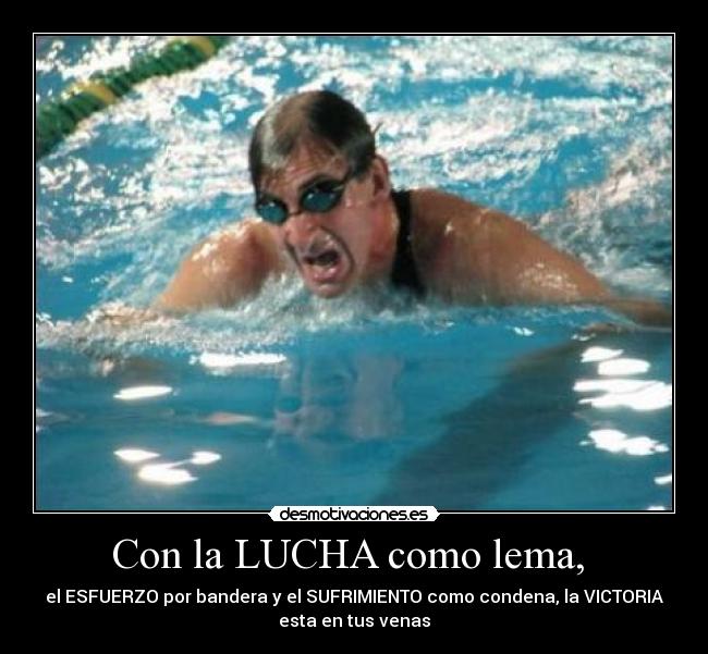 Con la LUCHA como lema,  - 