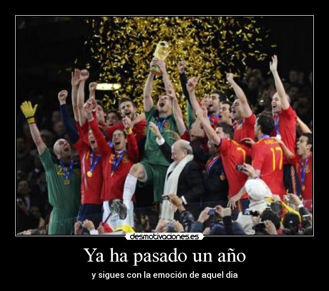 Ya ha pasado un año -