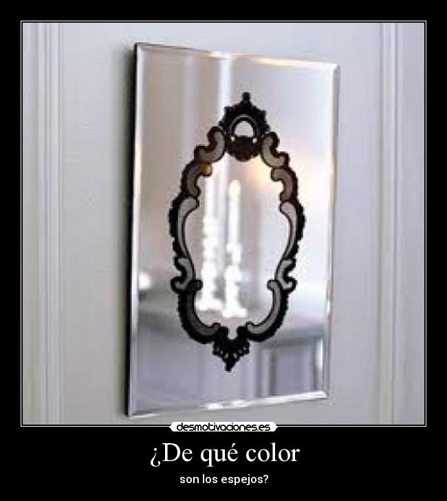 ¿De qué color - 