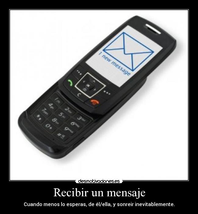 Recibir un mensaje -