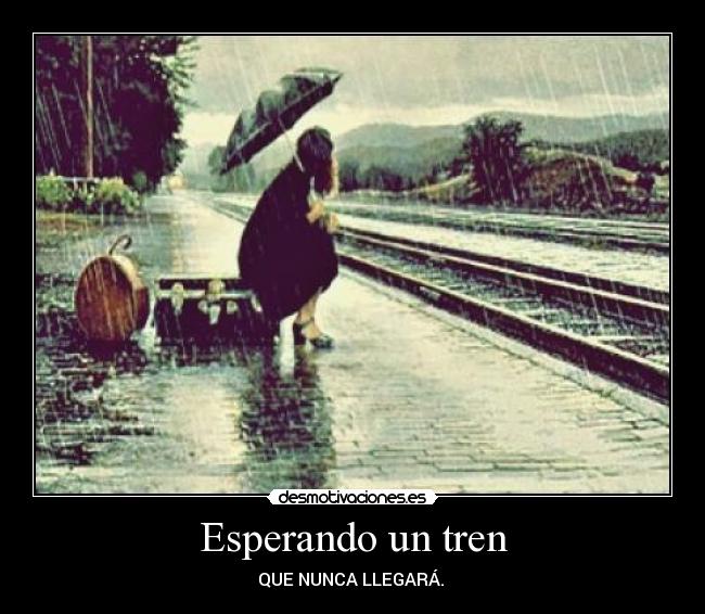 Esperando un tren - 