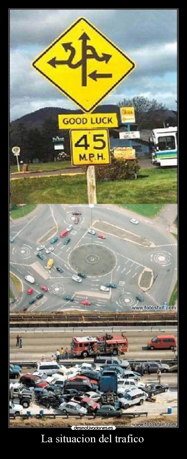 La situacion del trafico  - 