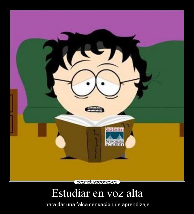 Estudiar en voz alta - 