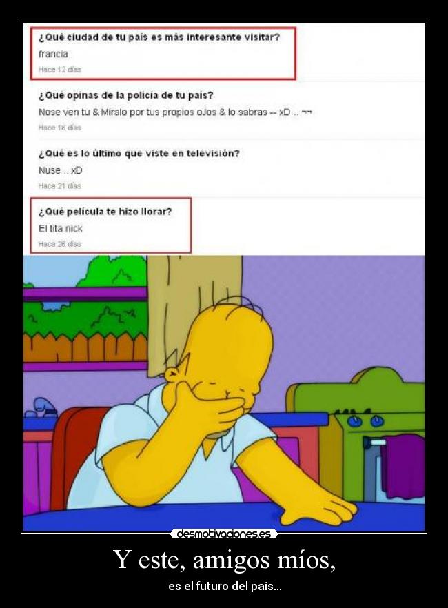 Y este, amigos míos, - 