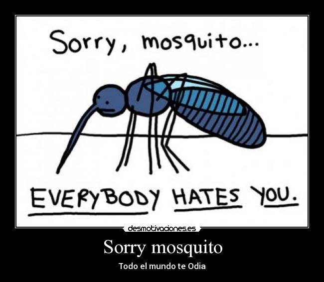 Sorry mosquito -